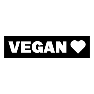 Vegan Decal (Black)